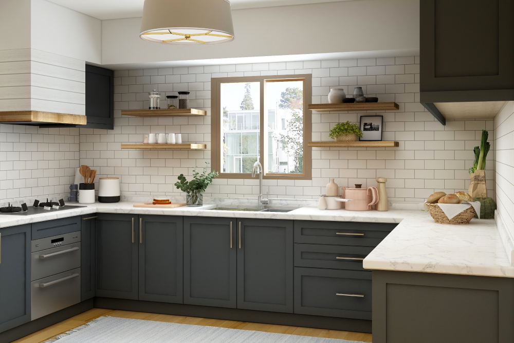 ideias de acabamentos para cozinha americana pequena