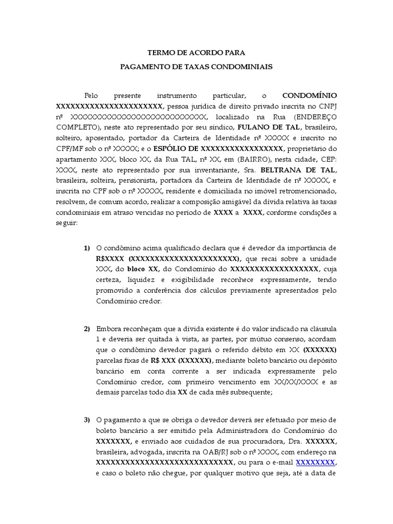 Ação de cobrança de cotas condominiais atrasadas