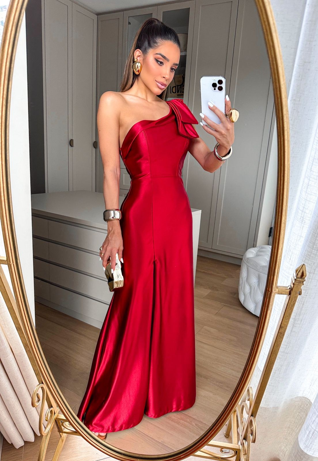 acessórios para vestido vermelho casamento