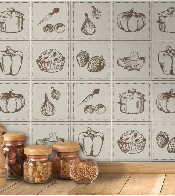 adesivo de cozinha cimento queimado