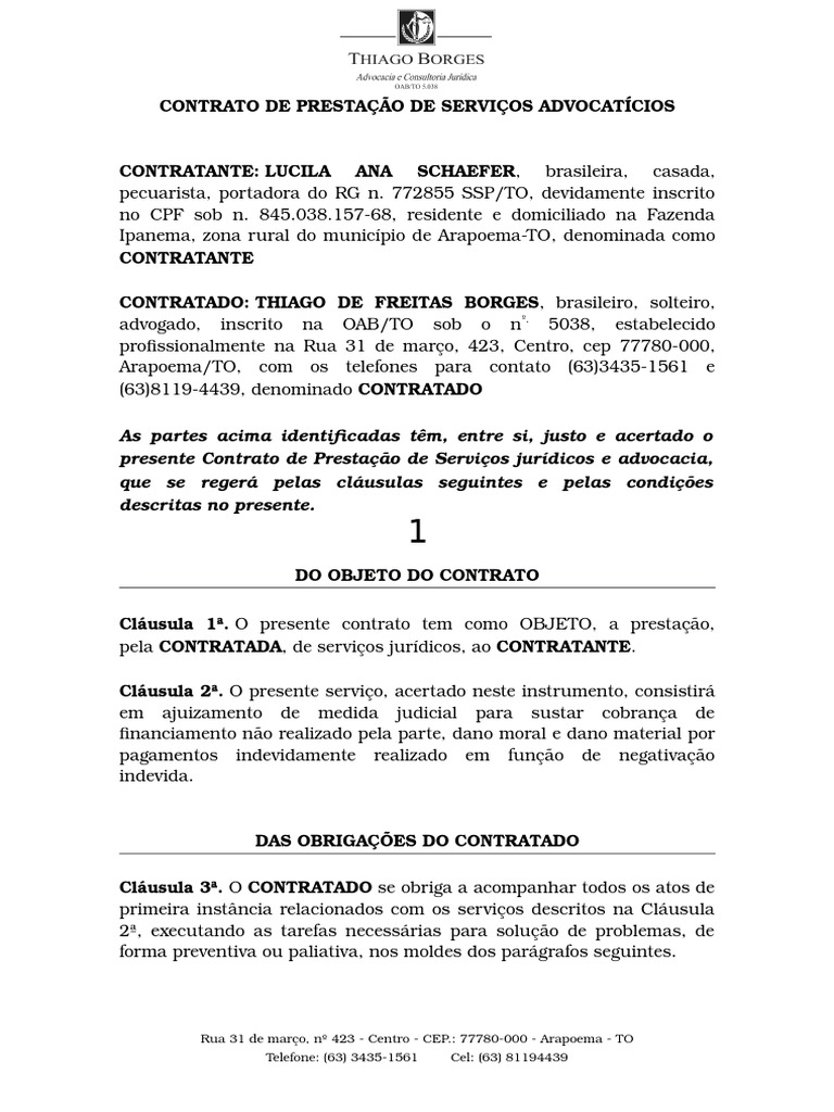 Guia completo sobre os custos de um advogado para contratos no Brasil