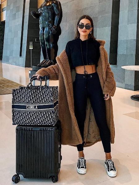 aerolook com calça pantalona