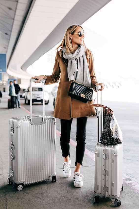 looks para viajar no frio