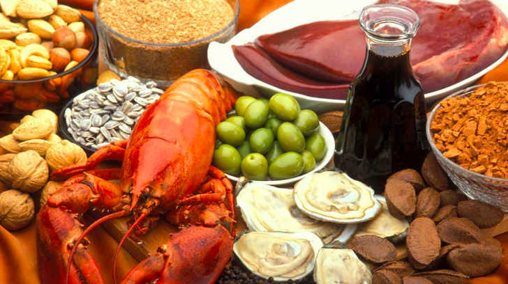 alimentos que contem cobre