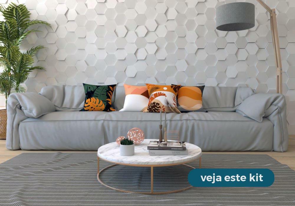 almofada de linho ou veludo qual escolher