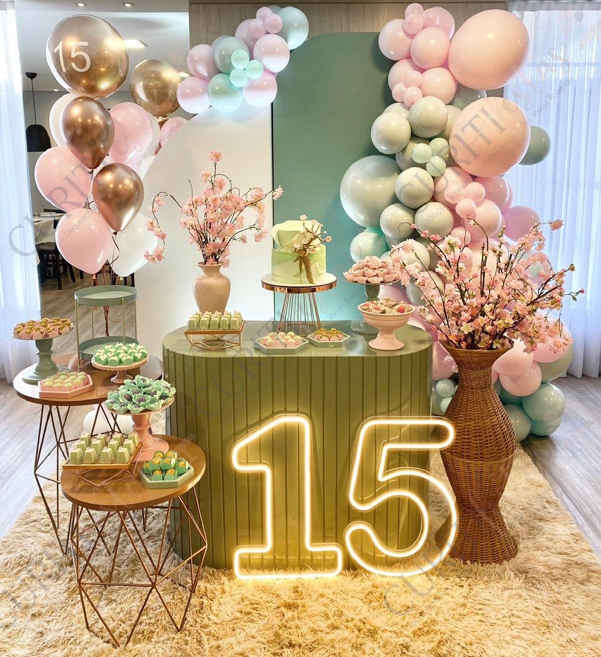 decoração festa 15 anos