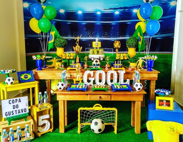 convite de aniversário futebol