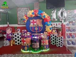 decoração de aniversário tema futebol