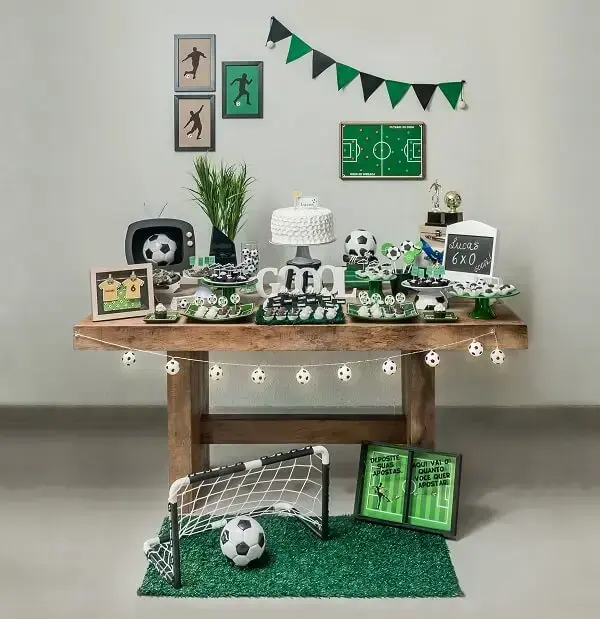 convite de aniversário futebol