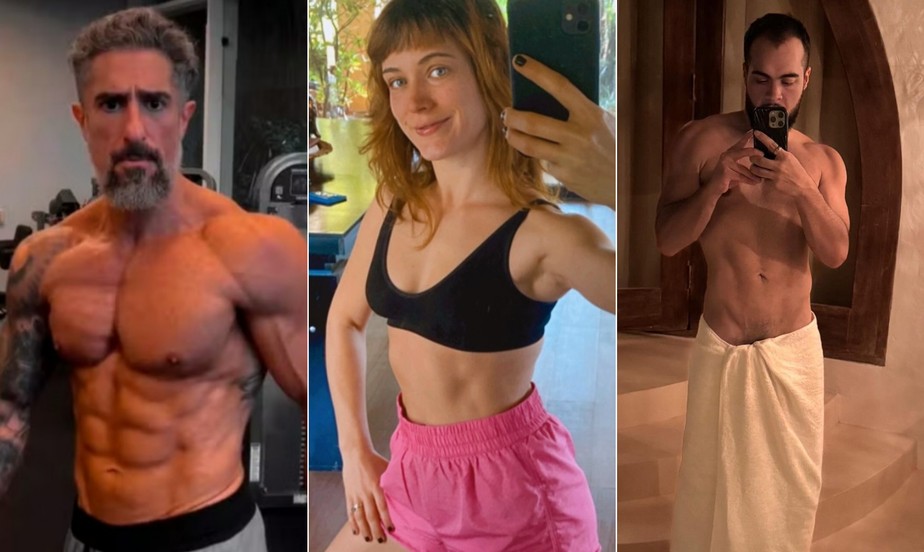 antes e depois academia