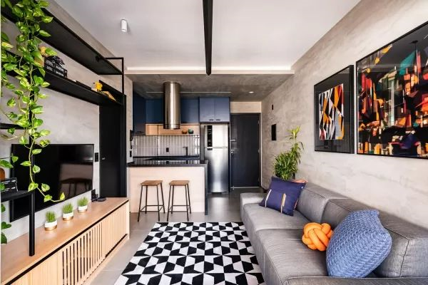 apartamento pequeno planejado