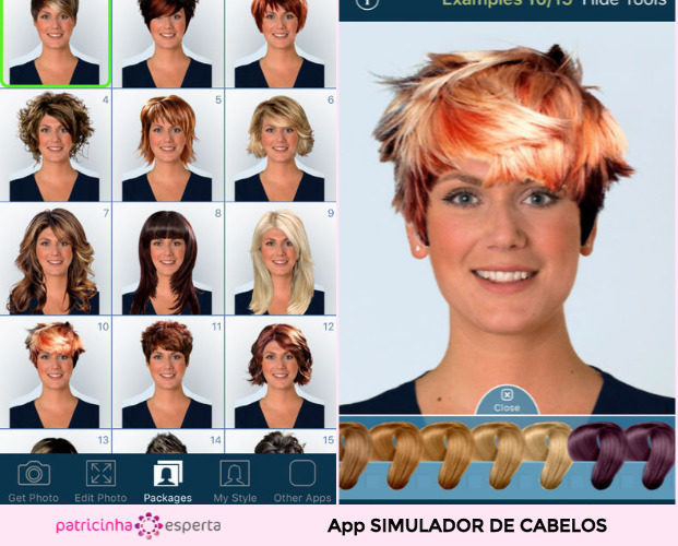 melhores aplicativos para simular corte de cabelo feminino