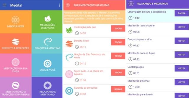 apps de meditação guiada para iniciantes