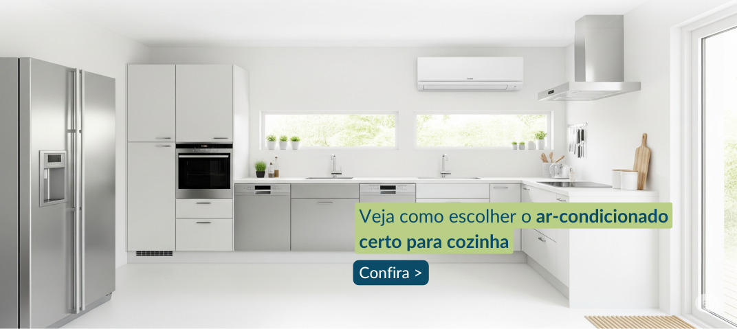 Ar condicionado na cozinha: Vantagens e desvantagens
