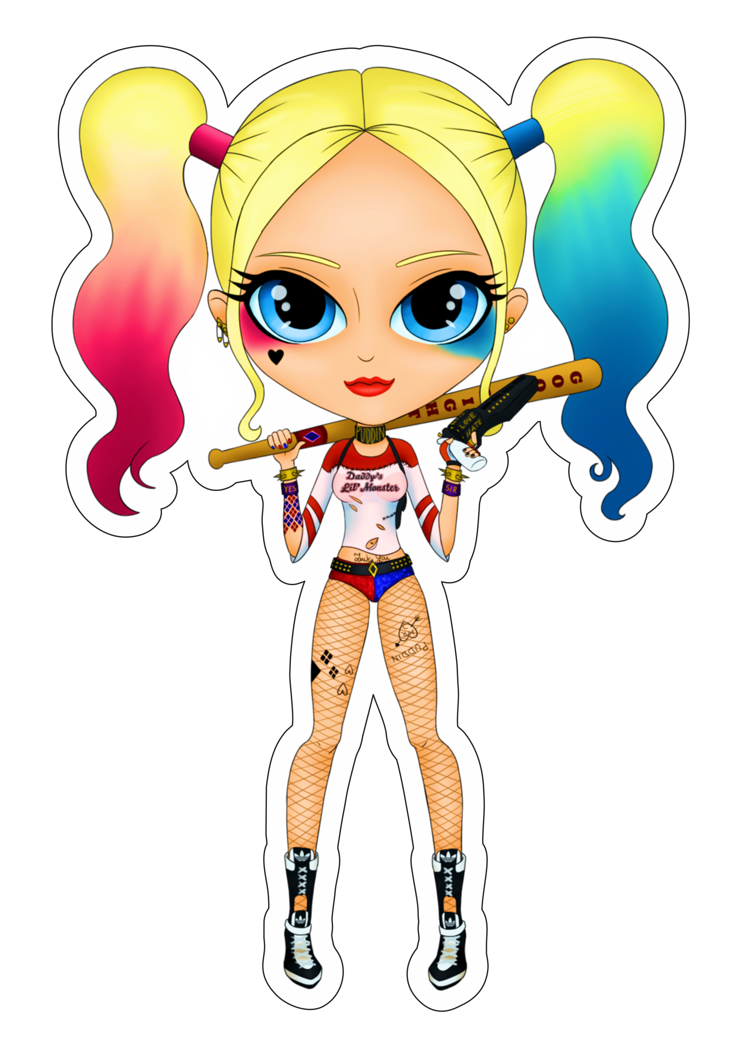 download arlequina png