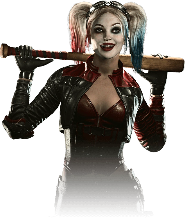 arlequina png para editar
