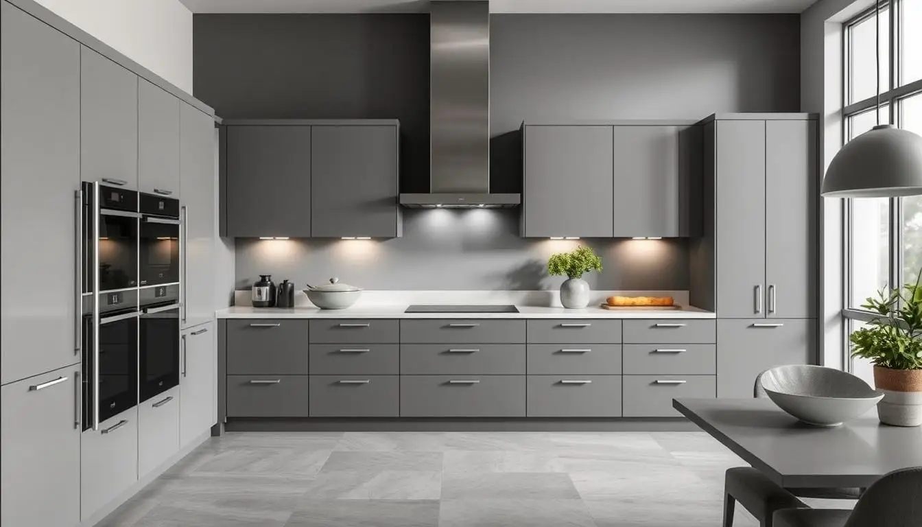 Cozinha Cinza e Madeira: A Combinação Perfeita para Seu Lar
