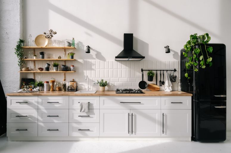 como escolher a altura ideal para armário de cozinha na parede