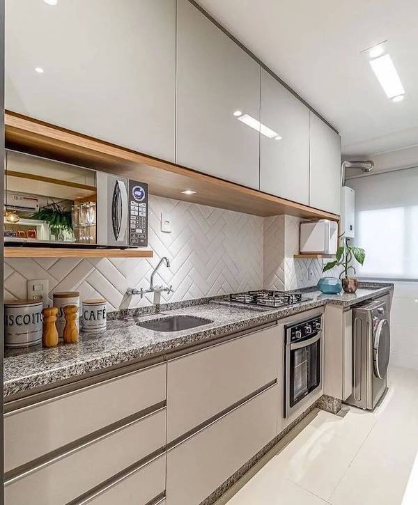 armário planejado cozinha com bancada