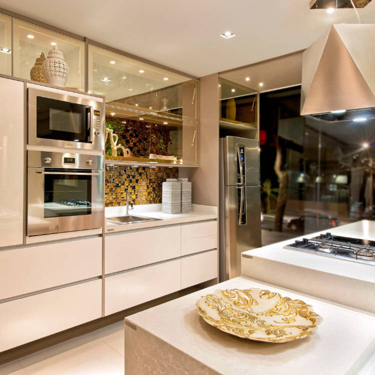 armário planejado cozinha com forno