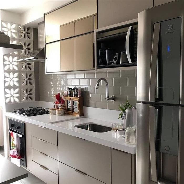 armário planejado cozinha com despensa