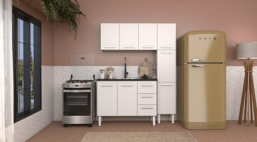 ideias de armário para cozinha pequena