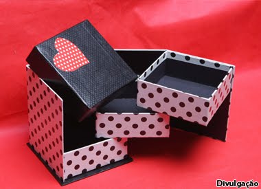 artes com caixa de papelao