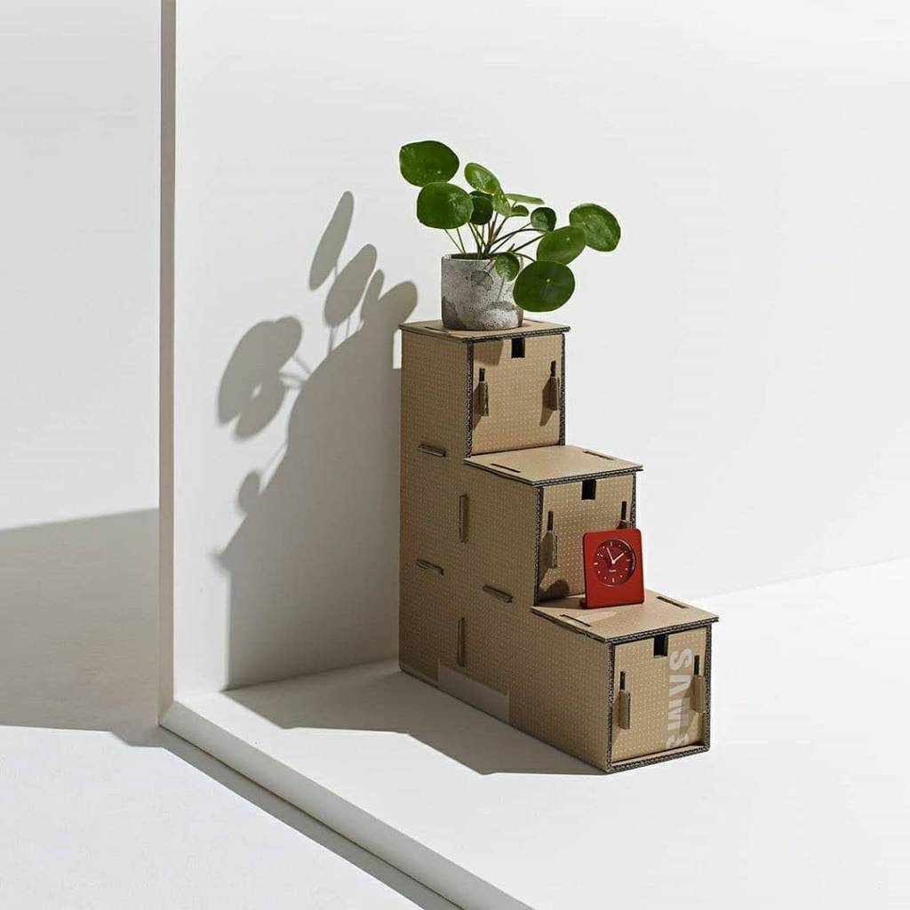 artes com caixa de papelao