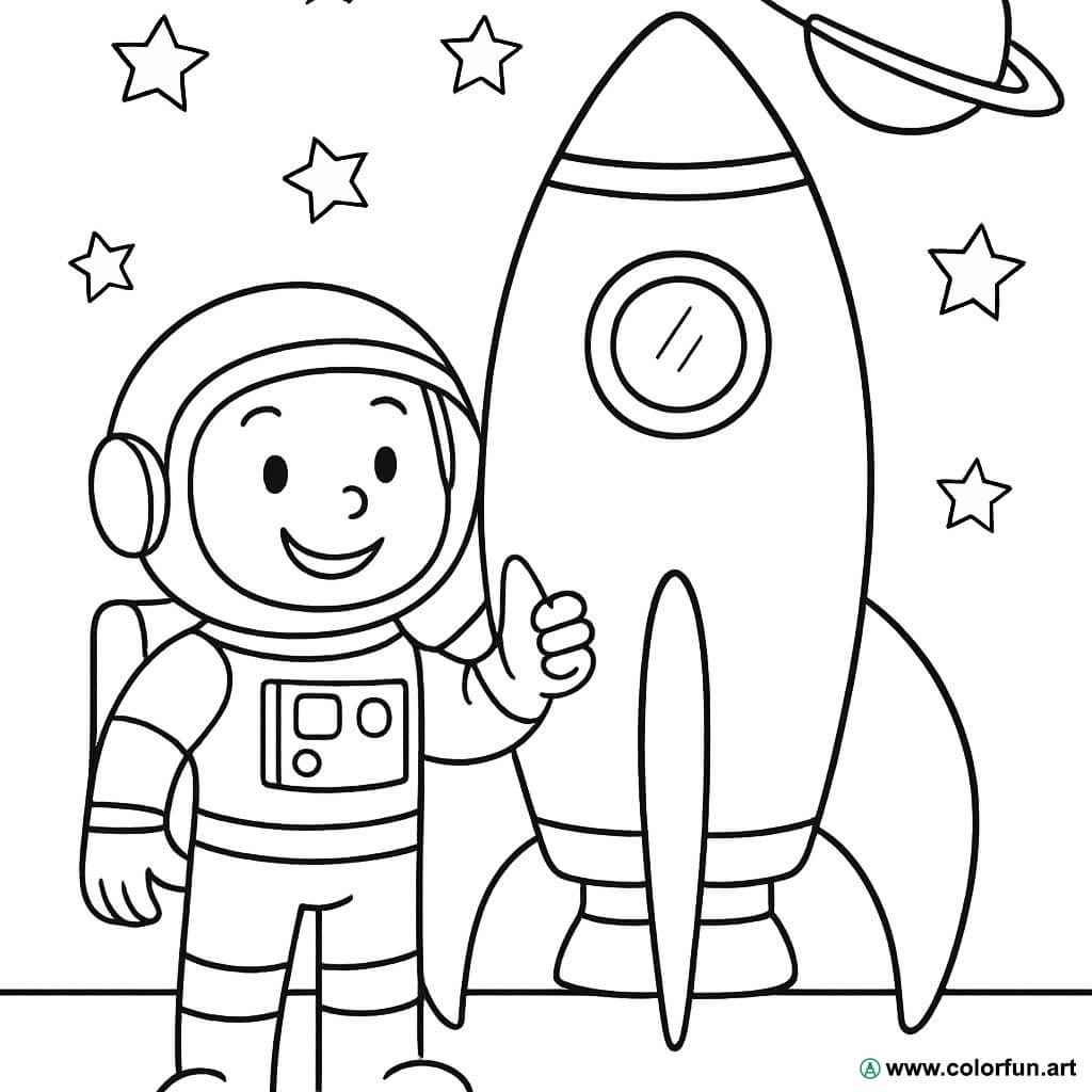 colorir espaço sideral