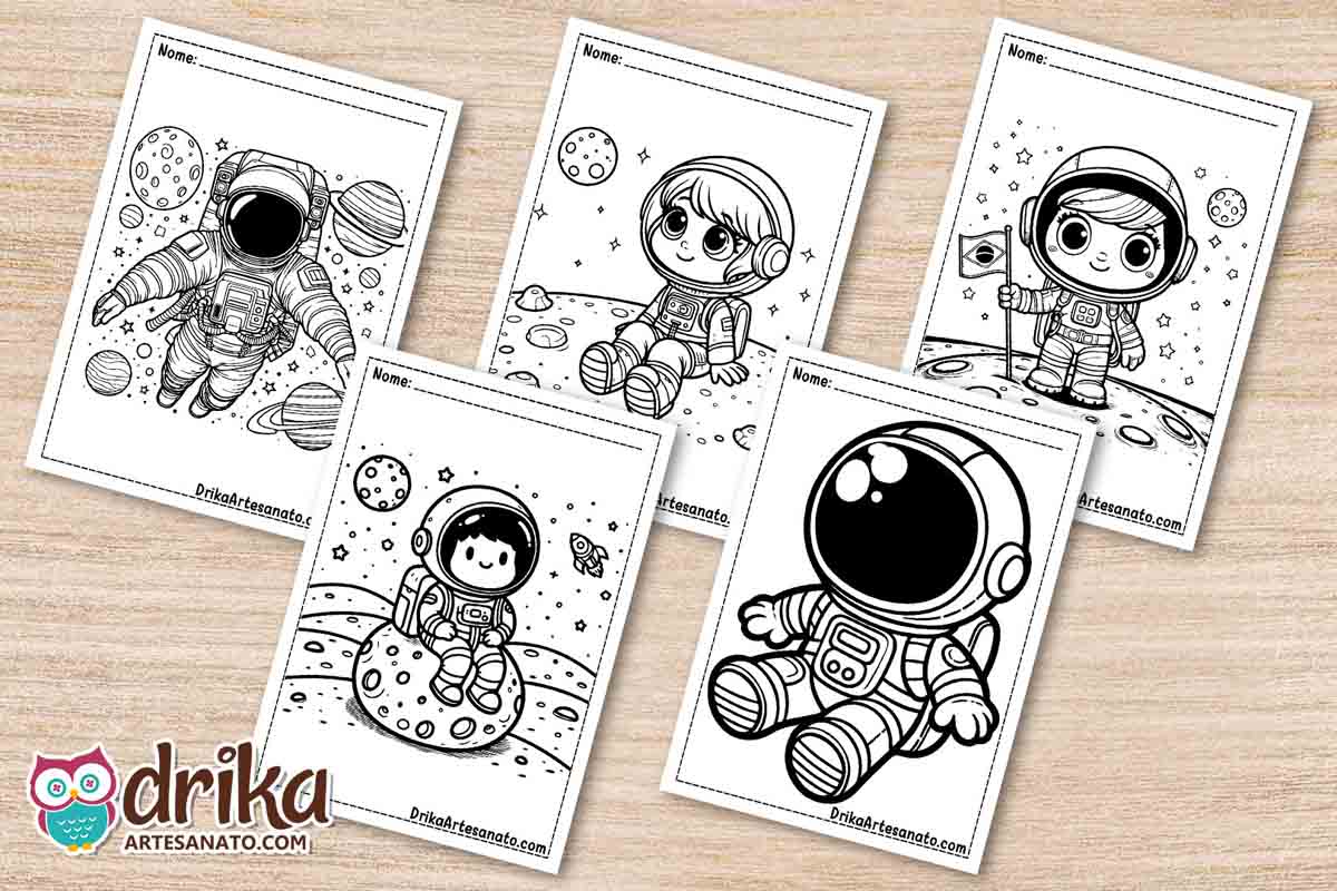 desenhos de foguetes para colorir