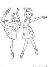 desenhos de bailarinas para imprimir grátis