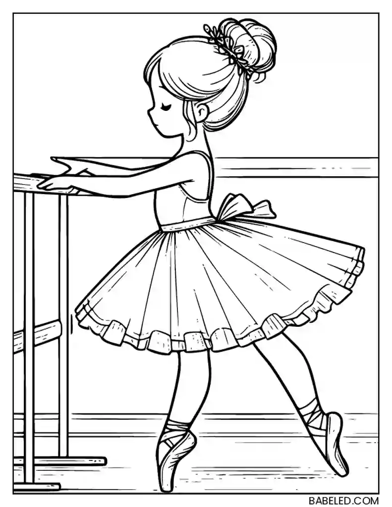 bailarina desenho fácil