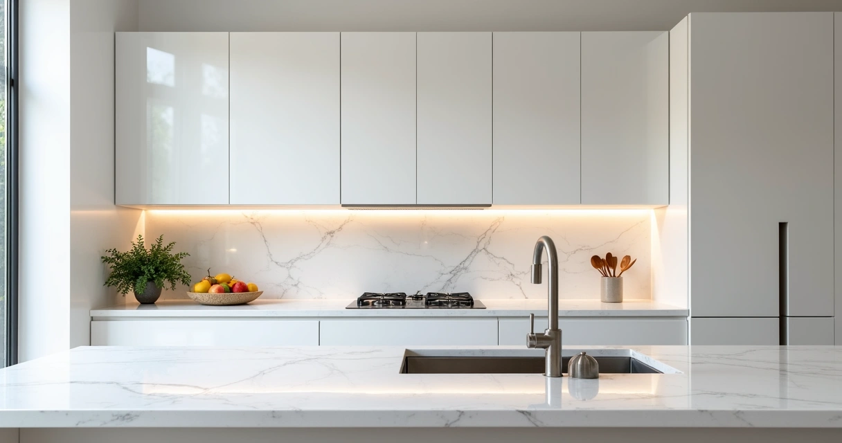 Preço da Bancada de Quartzo Branco por M²: Marcas e Modelos para seu Projeto