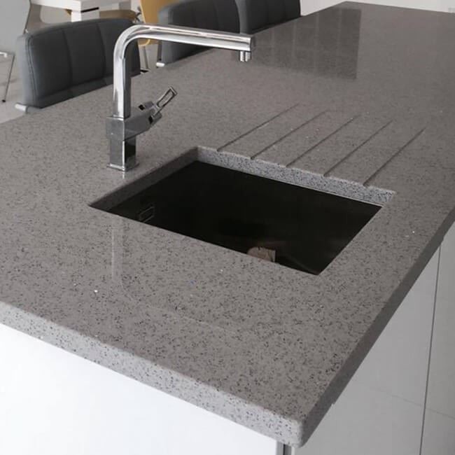 quanto custa bancada quartzo cinza metro quadrado