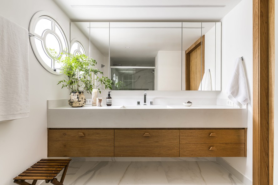 bancada para banheiro