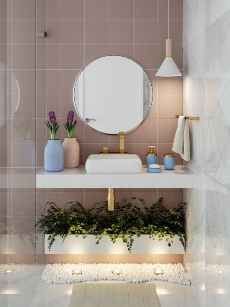 bancada para banheiro