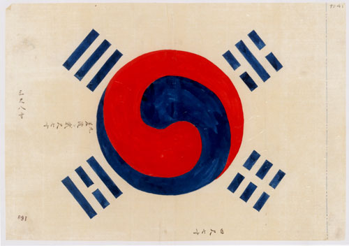 o que significa a bandeira da coreia do sul