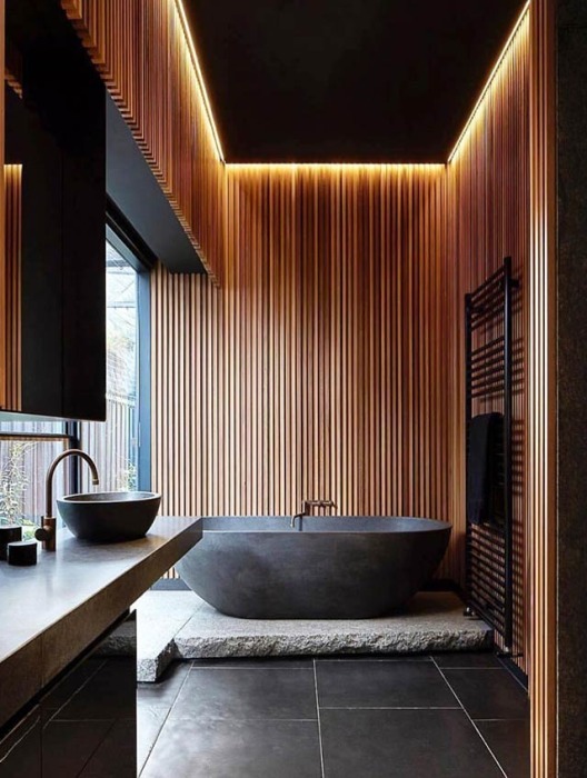 Projetos Inspiradores de Banheiros Pequenos com Banheira de Imersão