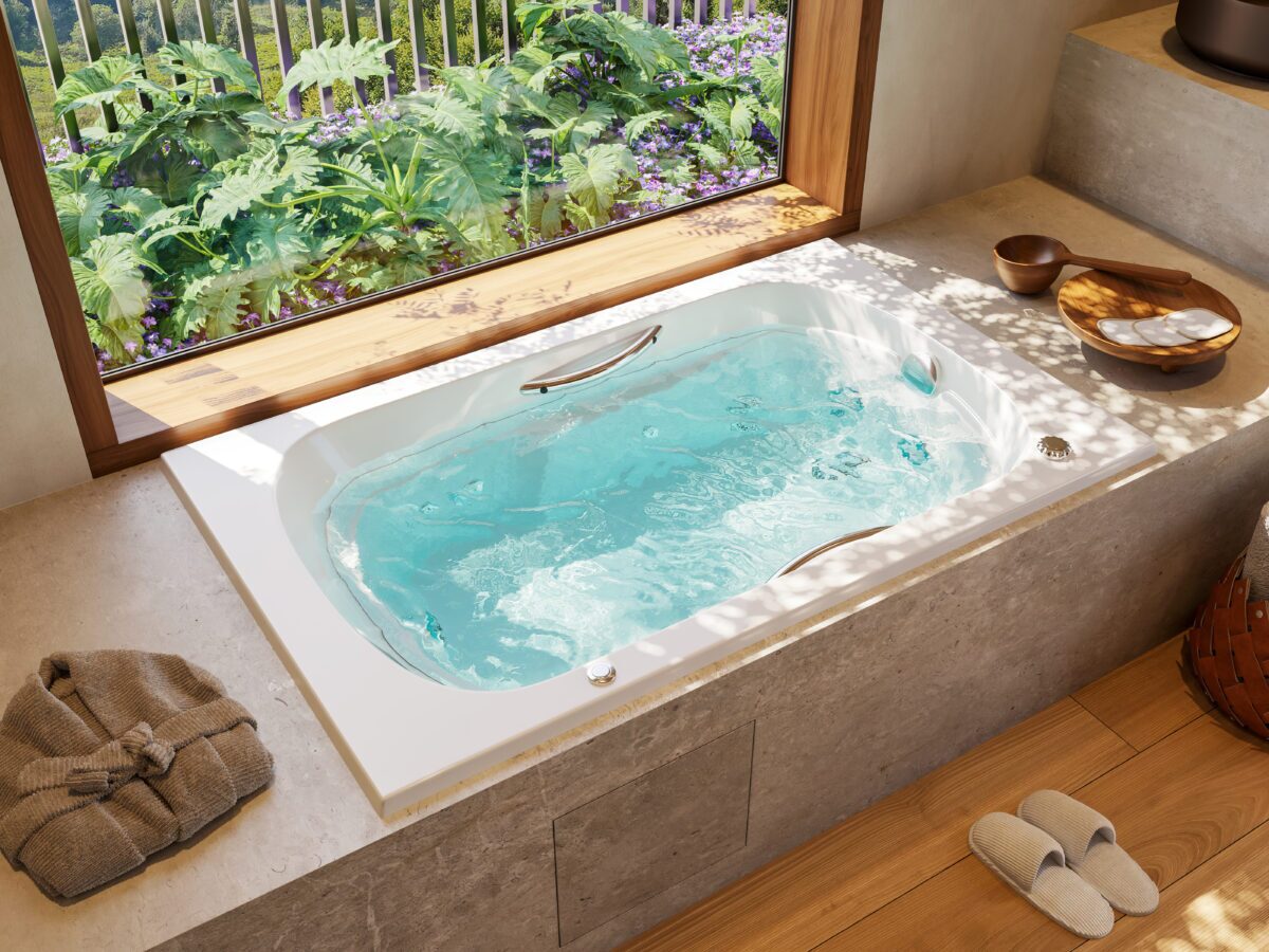 Projetos Inspiradores de Banheiros Pequenos com Banheira de Imersão