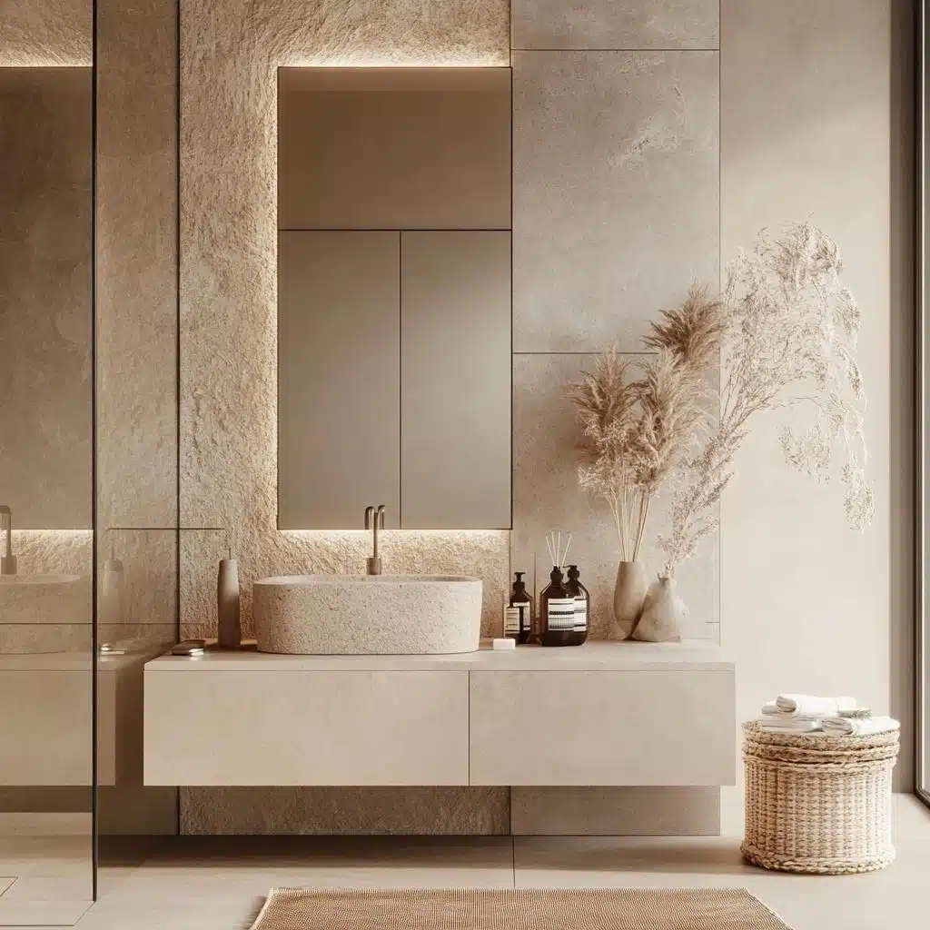 erros comuns ao decorar banheiro bege