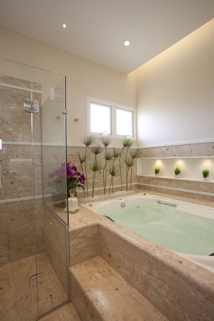 banheiro com banheira