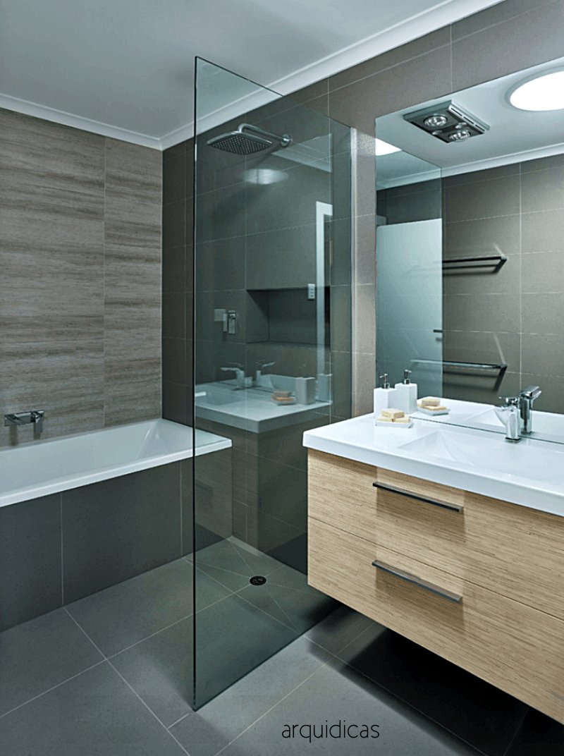 banheiro com banheira