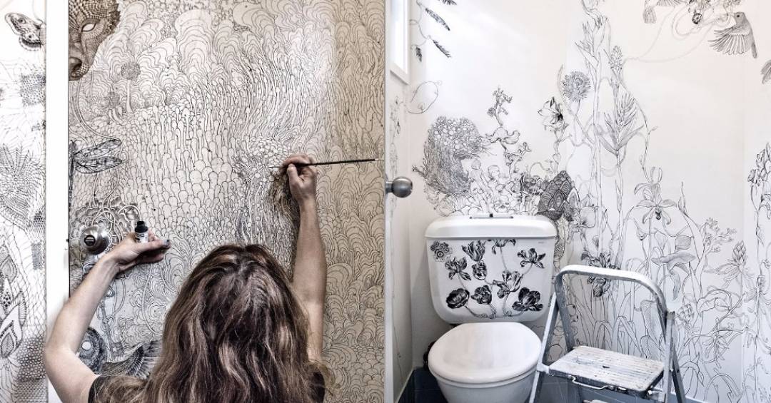 luminaria pendente borboleta para lavabo pequeno