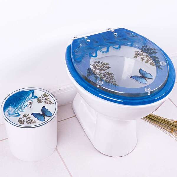 como evitar exagerar na decoracao de borboletas no banheiro