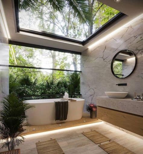 ideias de decoração de banheiro para inverno