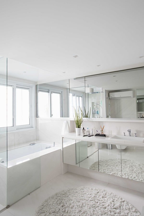 banheiro com decoracao de inverno