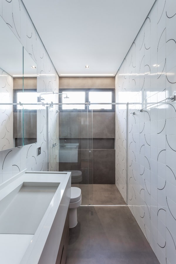 ideias de banheiro futurista moderno