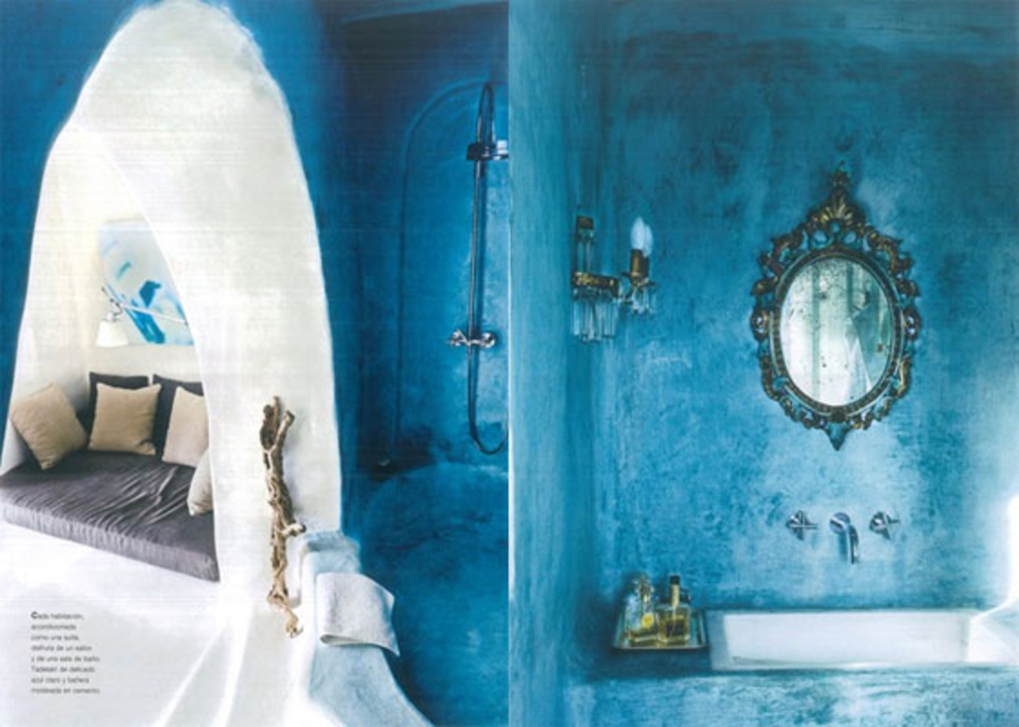 banheiro com decoracao grega