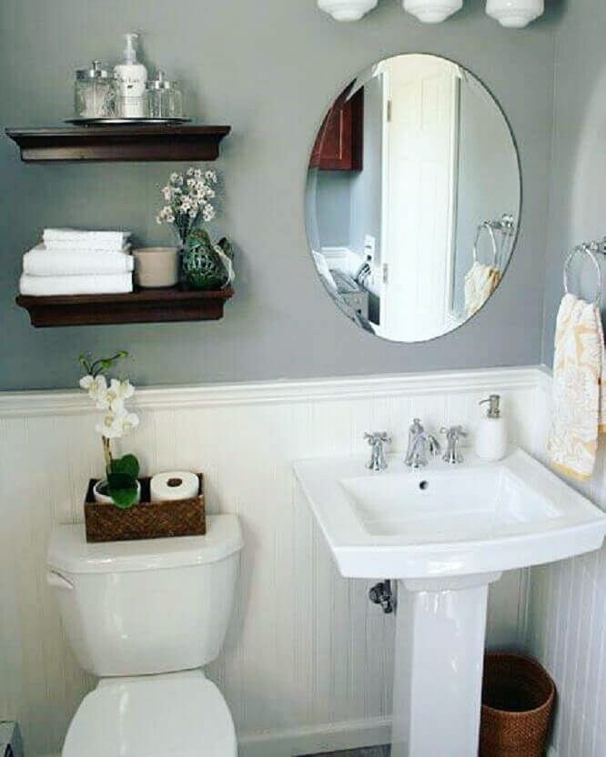 10 ideias banheiro monocromático elegante