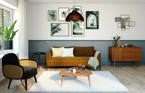 como pintar meia parede no banheiro pequeno